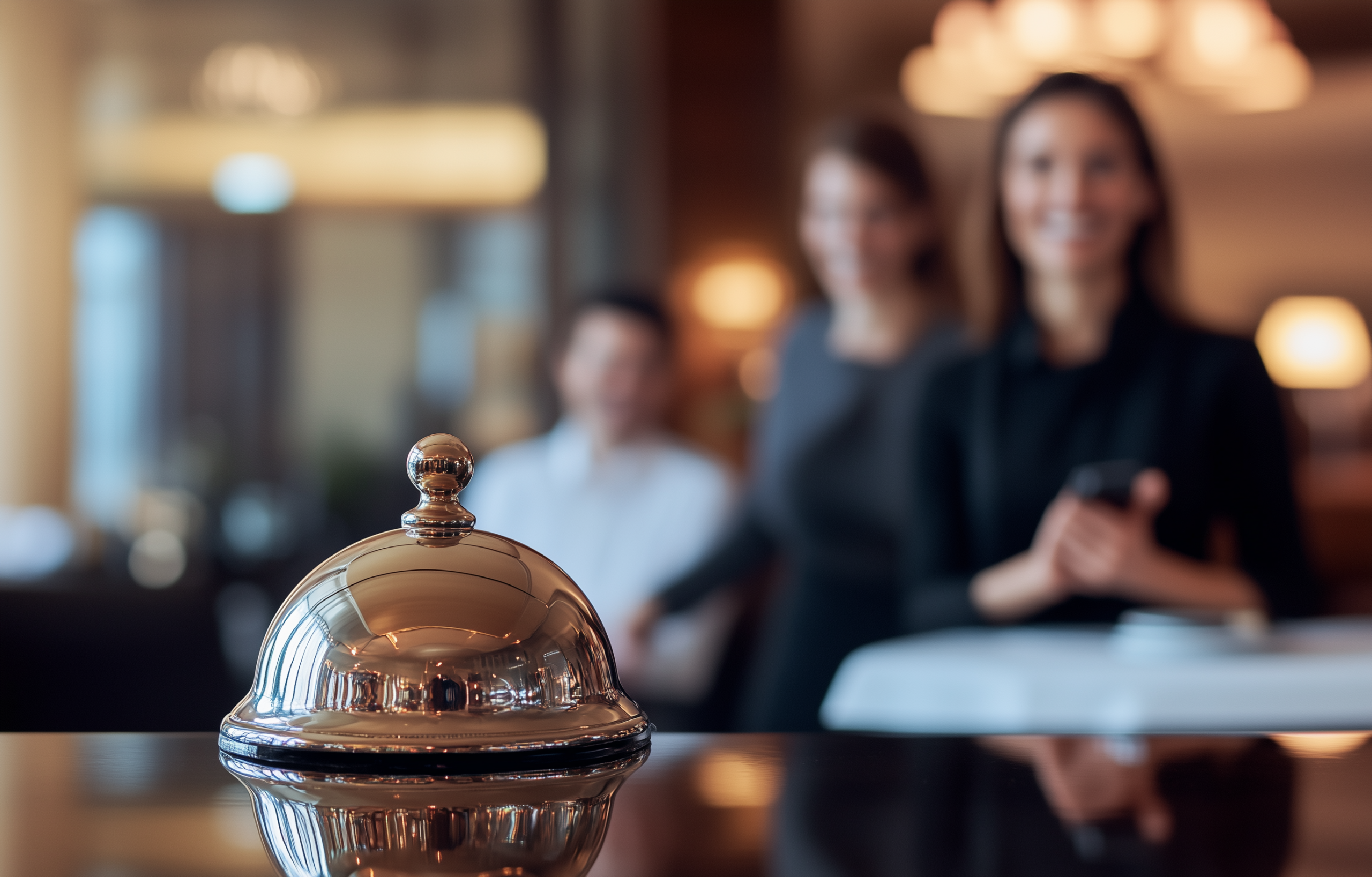 cloche de service hotel et personnel