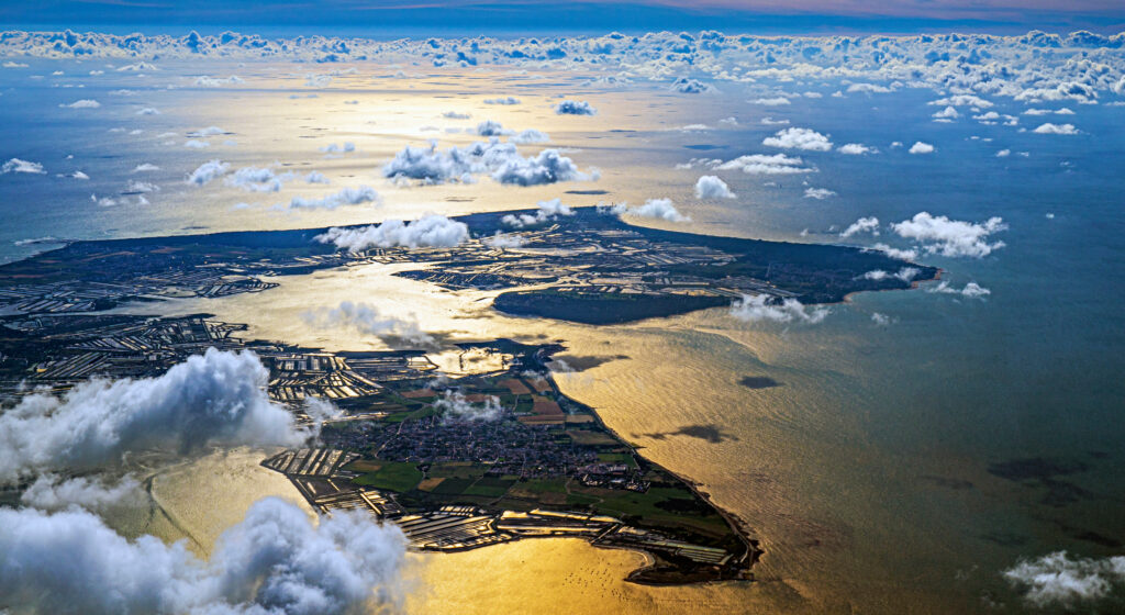 Ile de Ré, vue du ciel